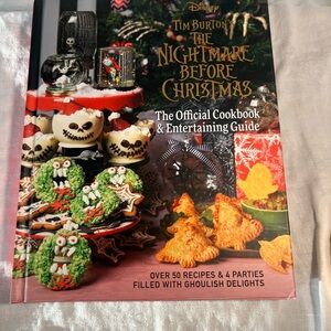 Disney The Nightmare Before Christmas Cookbook - Red, Green, Black